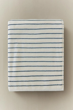 Полосатое полотенце для ванны- Заказать в России