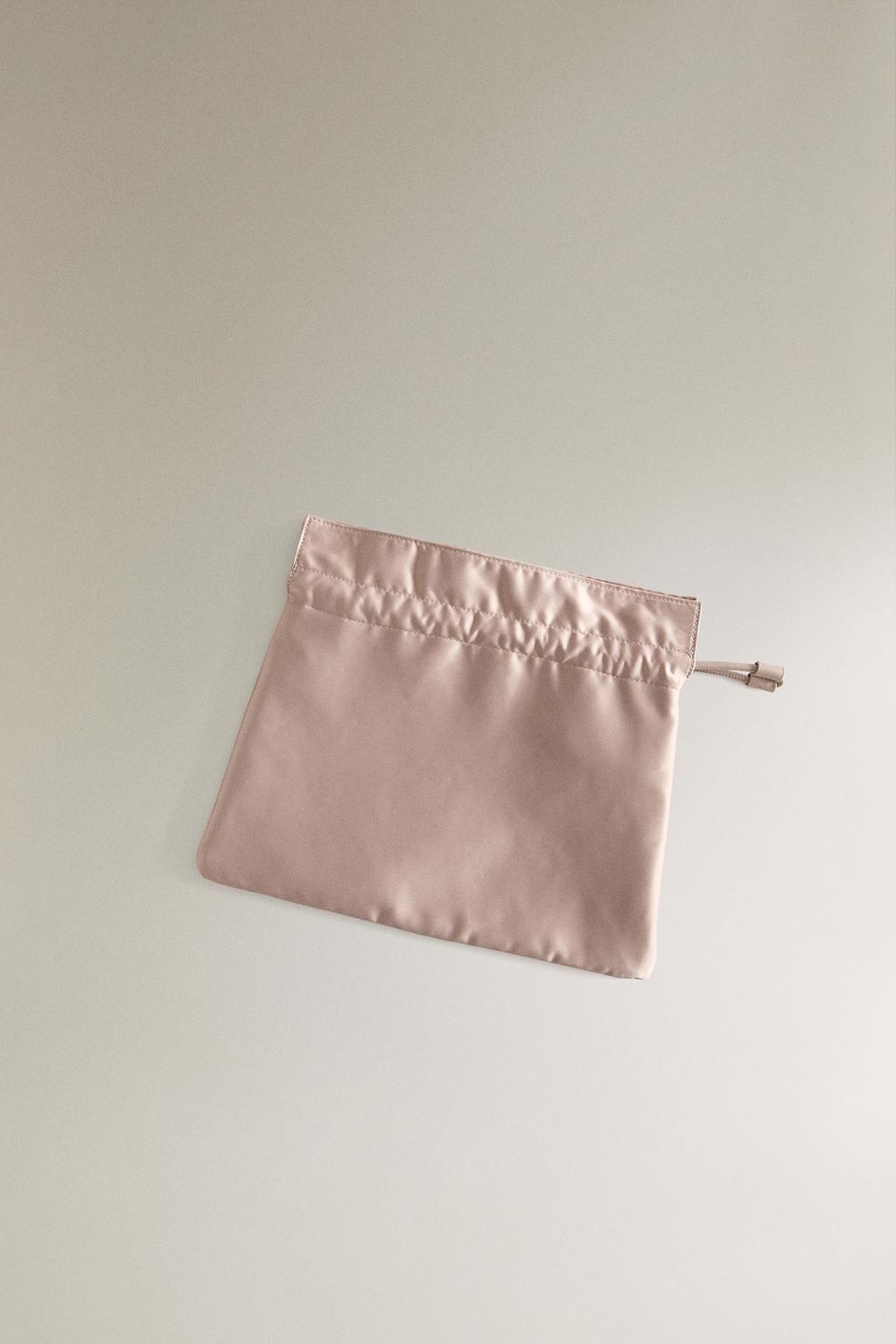 Сумка из сатина среднего размера