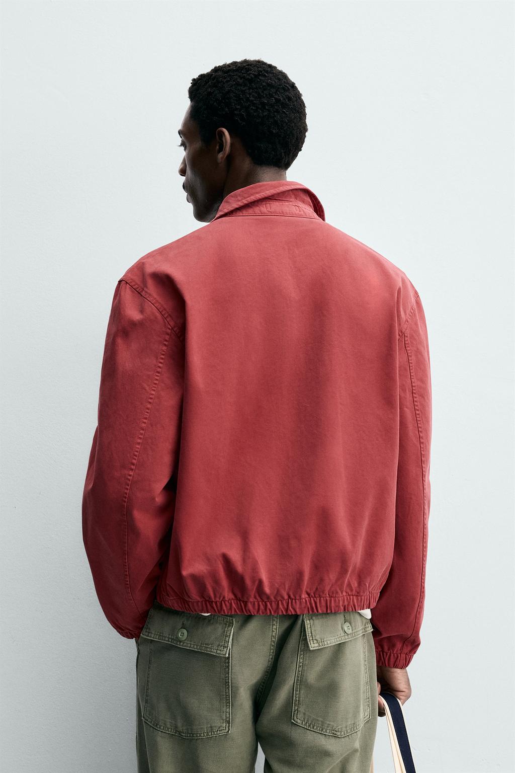 КУРТКА REGULAR FIT ИЗ ВЫСТИРАННОГО ХЛОПКА