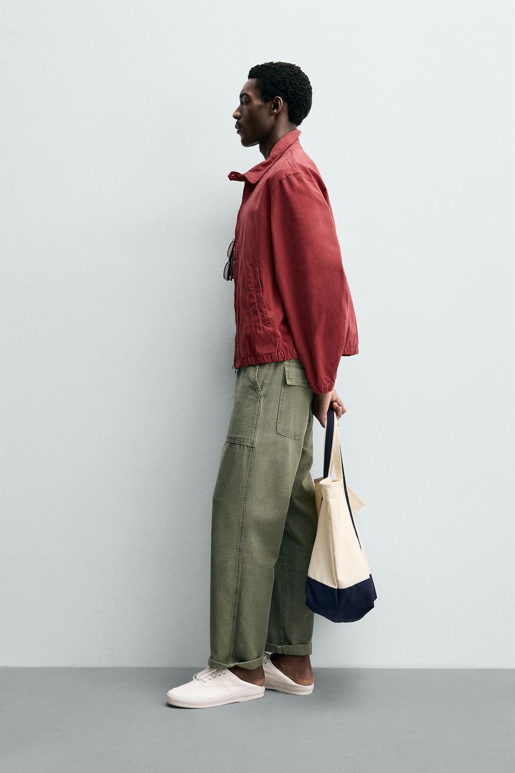 КУРТКА REGULAR FIT ИЗ ВЫСТИРАННОГО ХЛОПКА