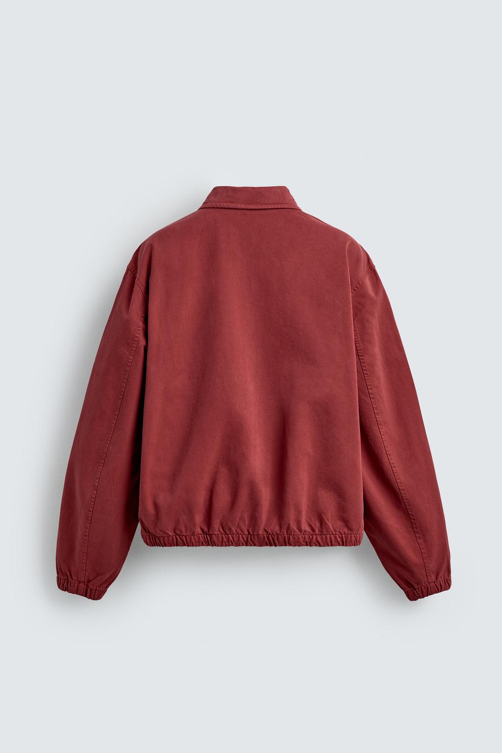 КУРТКА REGULAR FIT ИЗ ВЫСТИРАННОГО ХЛОПКА