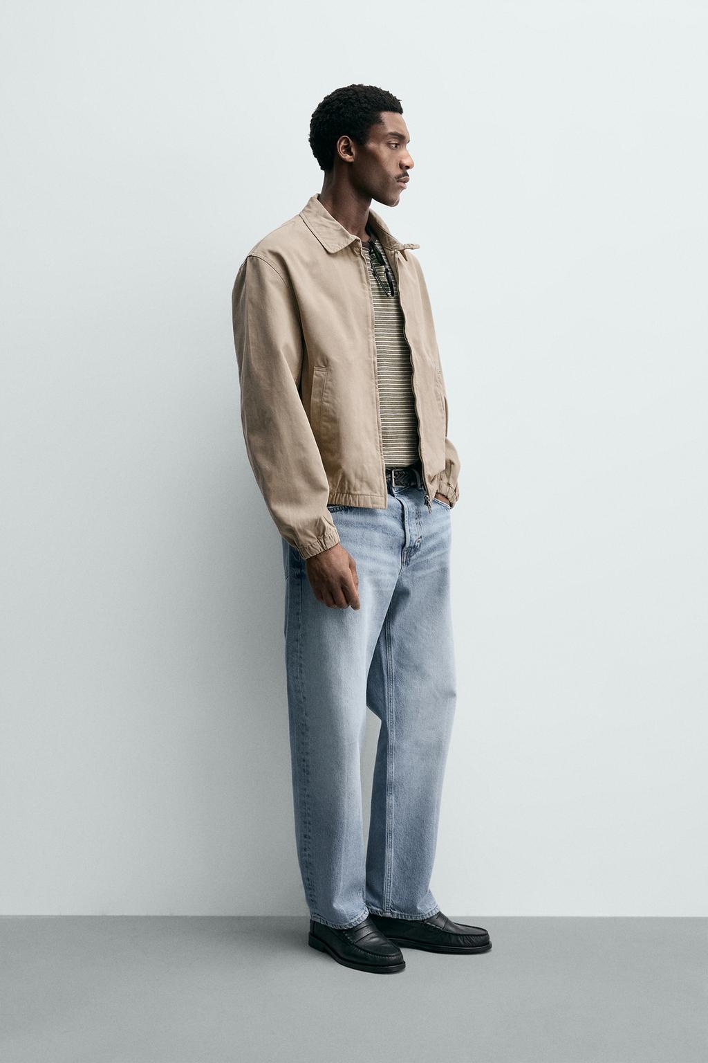 КУРТКА REGULAR FIT ИЗ ВЫСТИРАННОГО ХЛОПКА