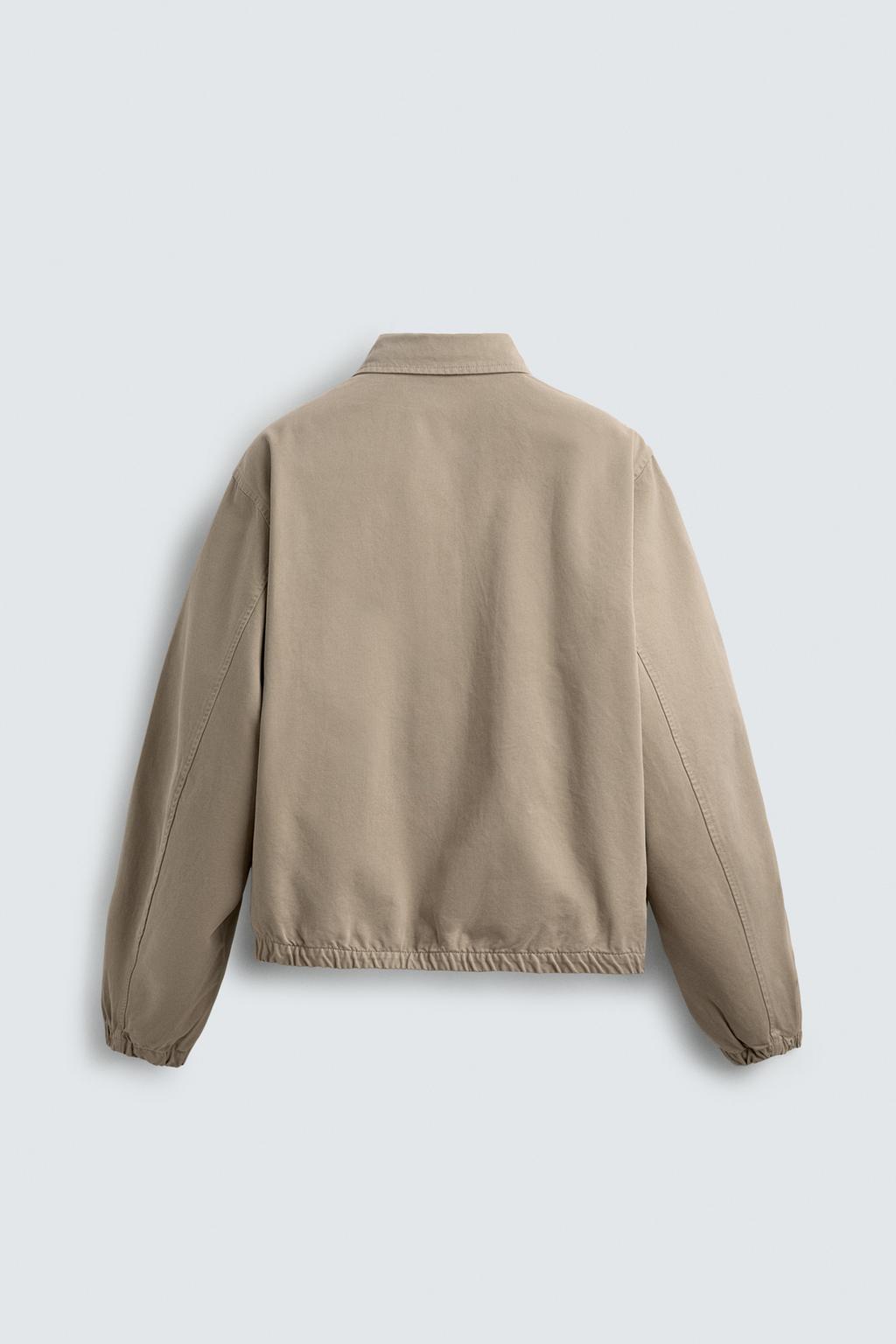 КУРТКА REGULAR FIT ИЗ ВЫСТИРАННОГО ХЛОПКА