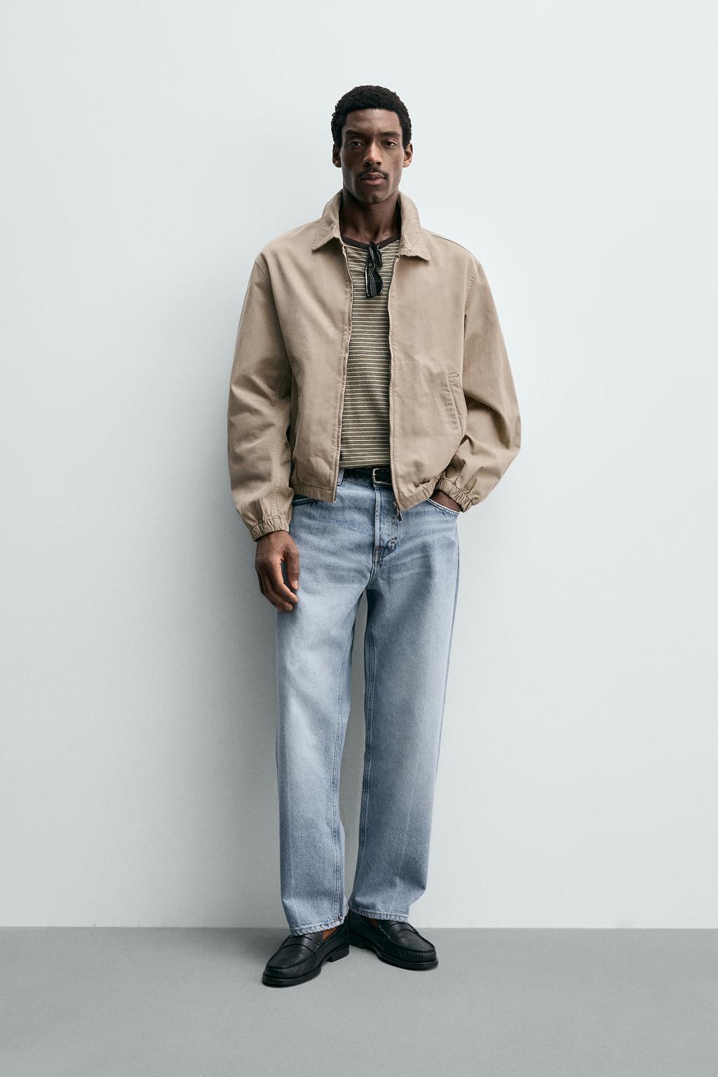 КУРТКА REGULAR FIT ИЗ ВЫСТИРАННОГО ХЛОПКА