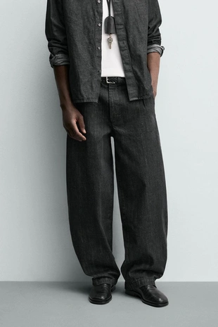 Джинсы чинос BARREL FIT- Заказать в России