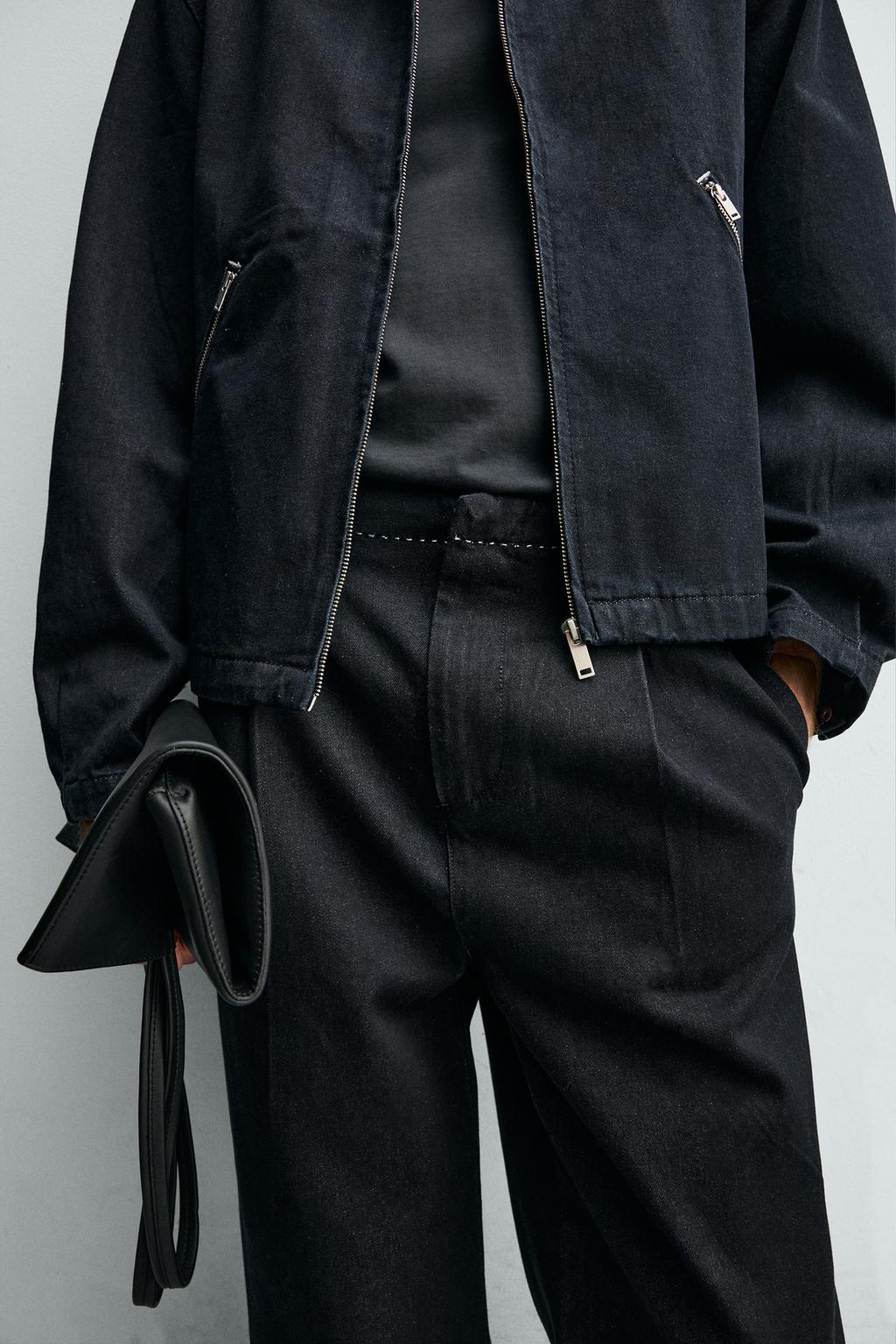 ДЖИНСЫ ЧИНОС С КОНТРАСТНОЙ ОТСТРОЧКОЙ