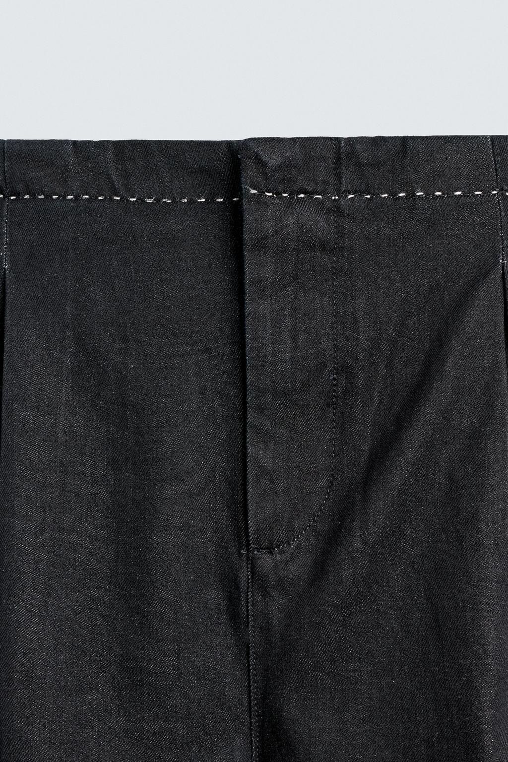 ДЖИНСЫ ЧИНОС С КОНТРАСТНОЙ ОТСТРОЧКОЙ