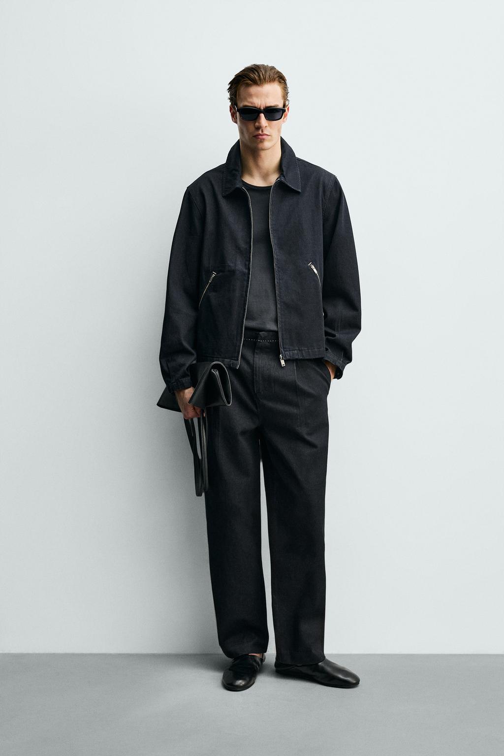 ДЖИНСЫ ЧИНОС С КОНТРАСТНОЙ ОТСТРОЧКОЙ