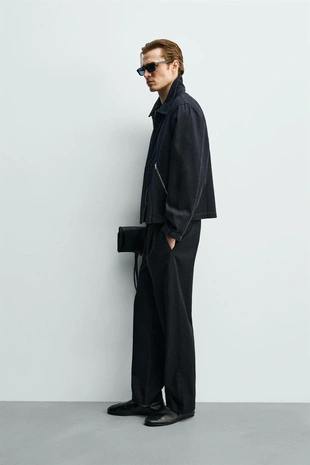 Джинсовая куртка с контрастными швами- Заказать в России