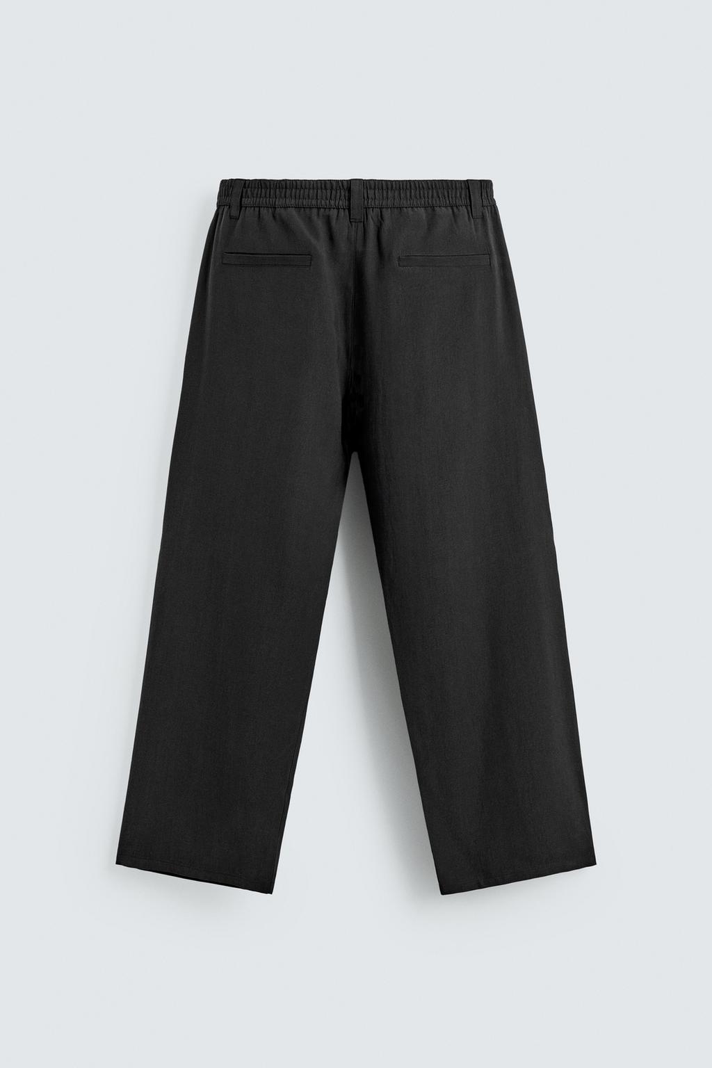 БРЮКИ СВОБОДНОГО КРОЯ СО СКЛАДКАМИ