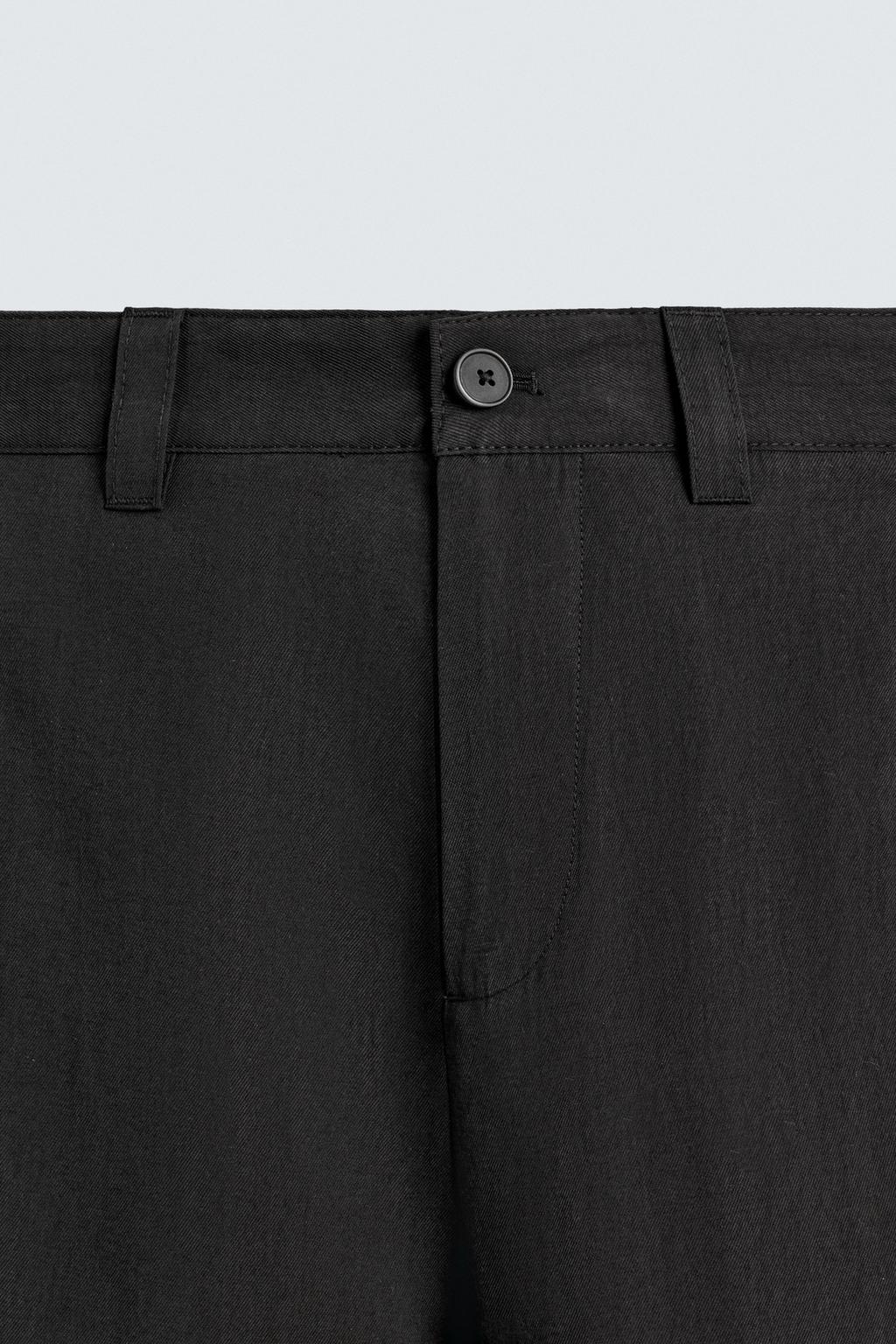 БРЮКИ СВОБОДНОГО КРОЯ СО СКЛАДКАМИ