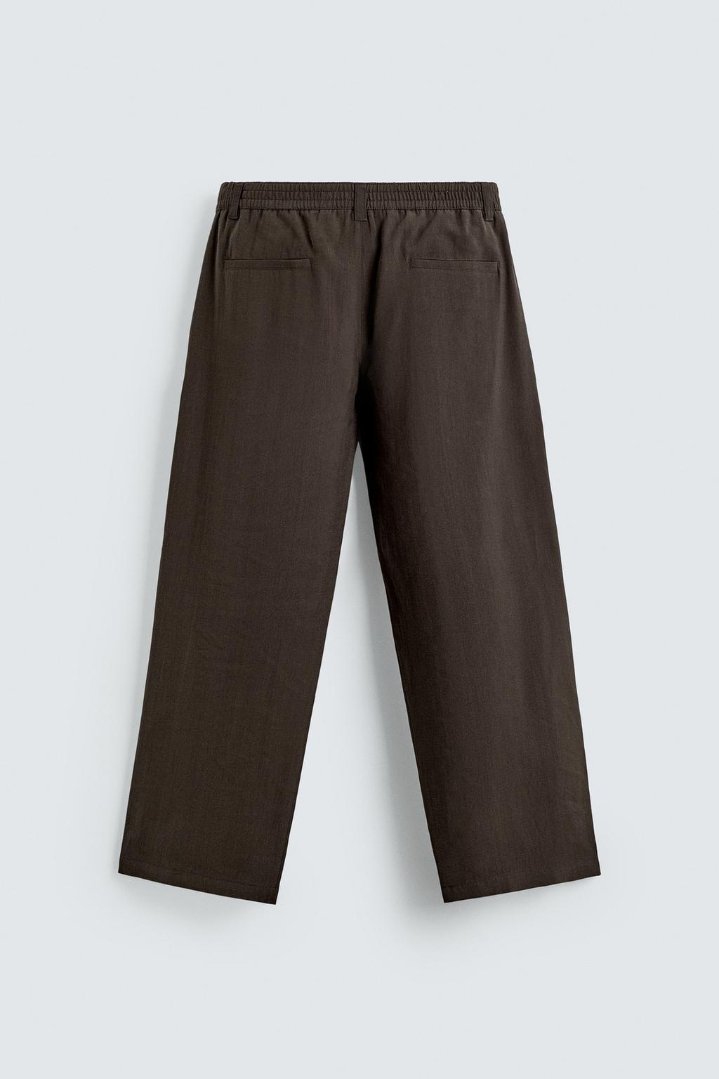 СТРУЯЩИЕСЯ БРЮКИ СО СКЛАДКАМИ