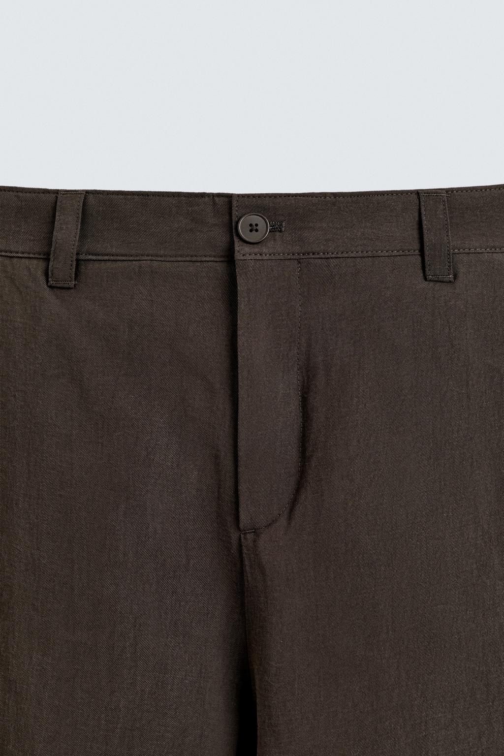 СТРУЯЩИЕСЯ БРЮКИ СО СКЛАДКАМИ