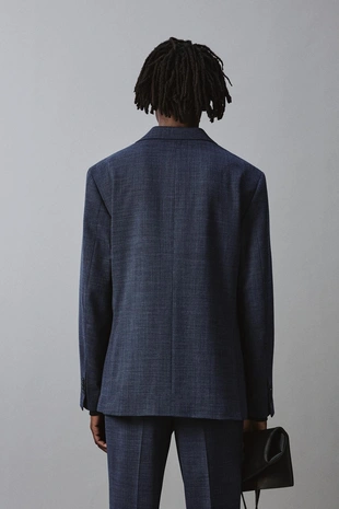 Костюмный блейзер из рельефной ткани- Заказать в России