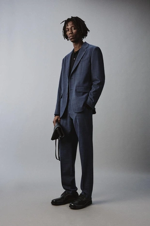 Костюмный блейзер из рельефной ткани- Заказать в России