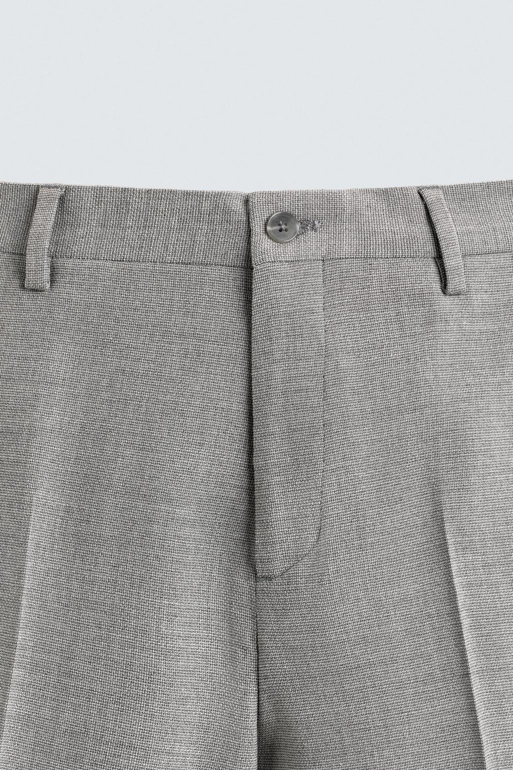 КОСТЮМНЫЕ БРЮКИ ИЗ РЕЛЬЕФНОЙ ТКАНИ