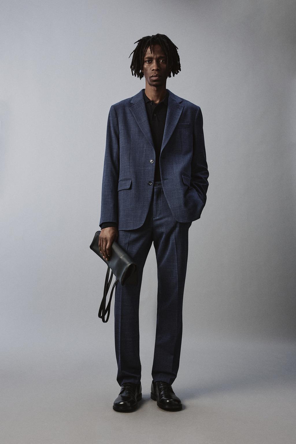 КОСТЮМНЫЕ БРЮКИ ИЗ РЕЛЬЕФНОЙ ТКАНИ