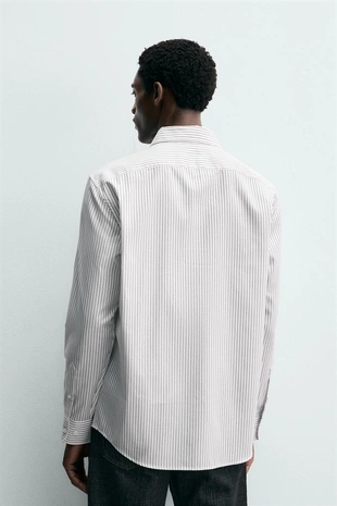 Рубашка из рельефной ткани EASY CARE- Заказать в России