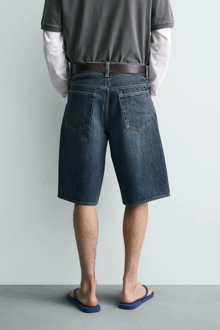 Джинсовые шорты BAGGY FIT- Заказать в России