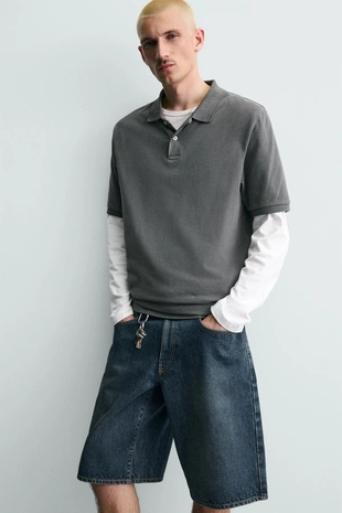 Джинсовые шорты BAGGY FIT- Заказать в России