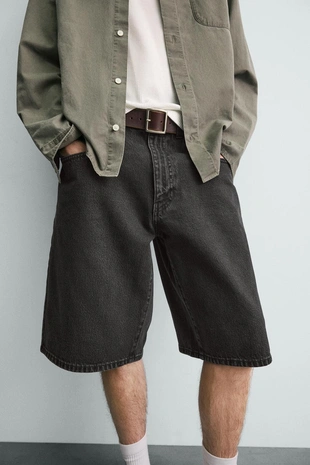 Джинсовые шорты BAGGY FIT- Заказать в России