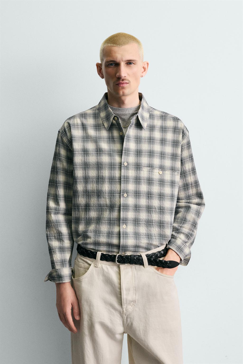 РУБАШКА BOXY FIT В КЛЕТКУ