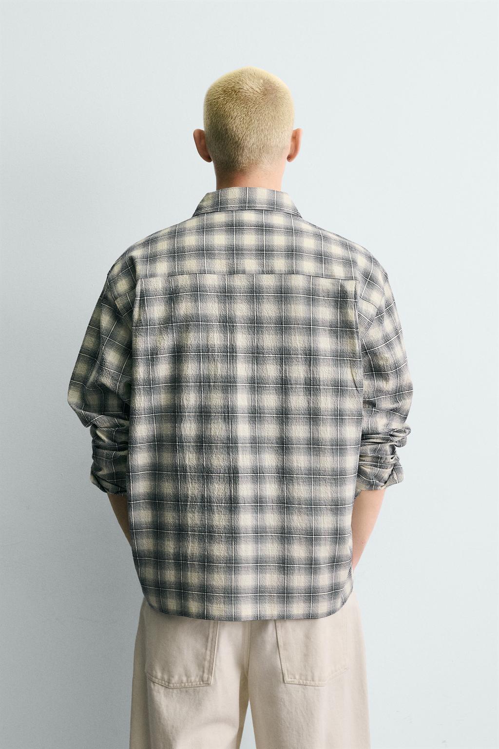 РУБАШКА BOXY FIT В КЛЕТКУ