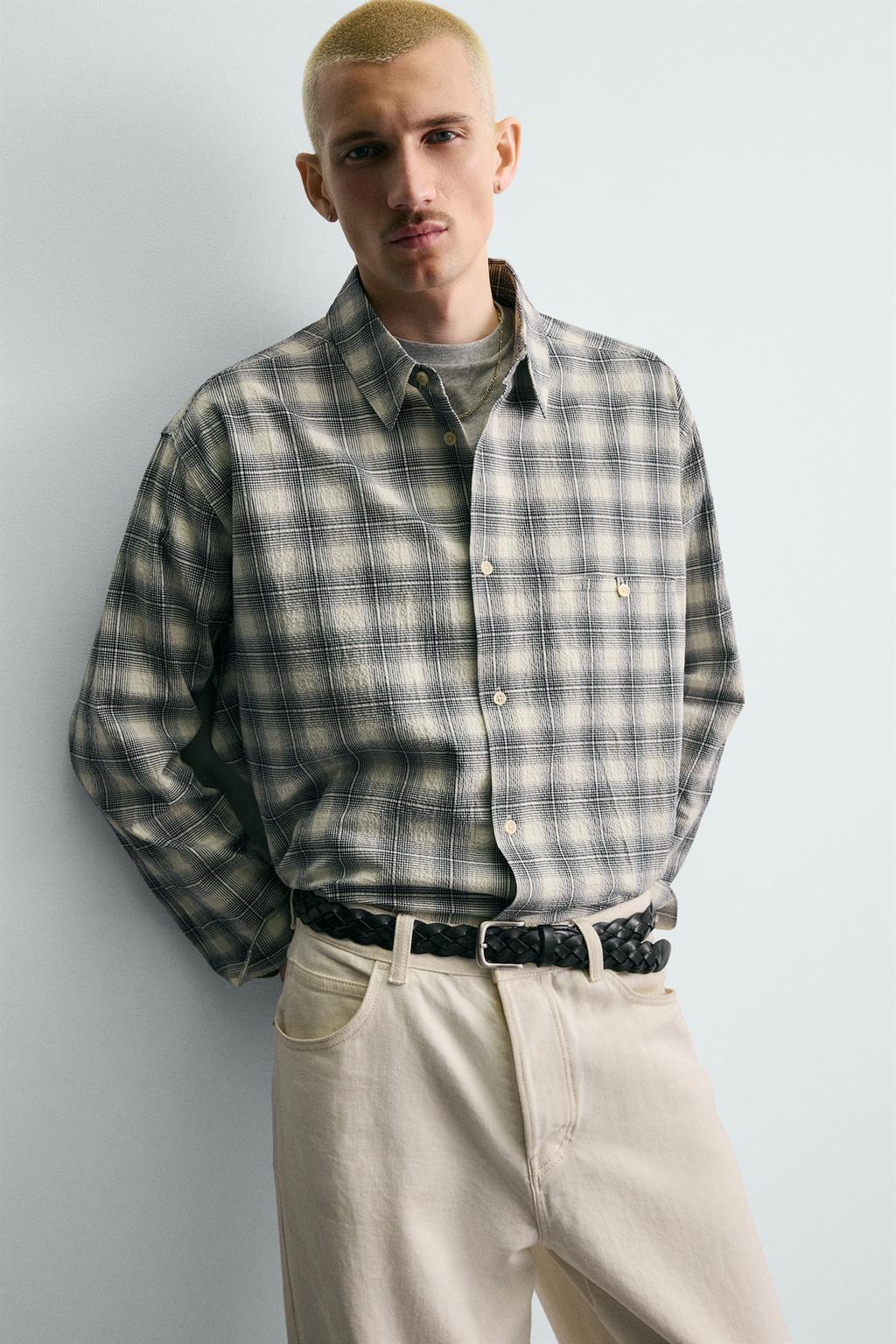 РУБАШКА BOXY FIT В КЛЕТКУ