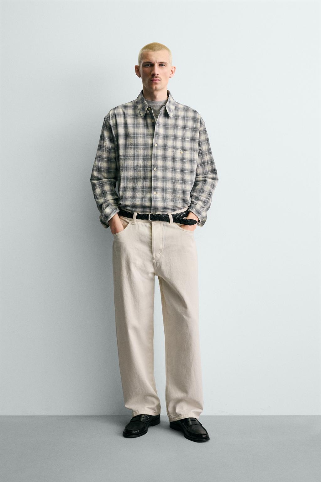 РУБАШКА BOXY FIT В КЛЕТКУ