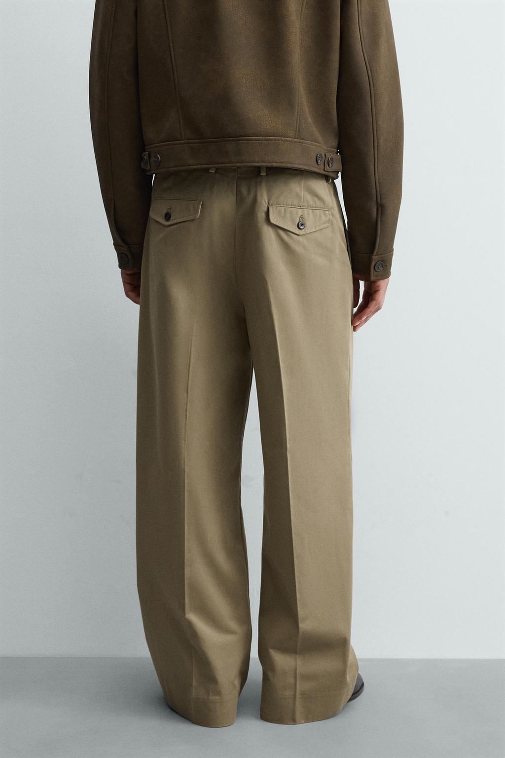 БРЮКИ WIDE-FIT СО СКЛАДКАМИ