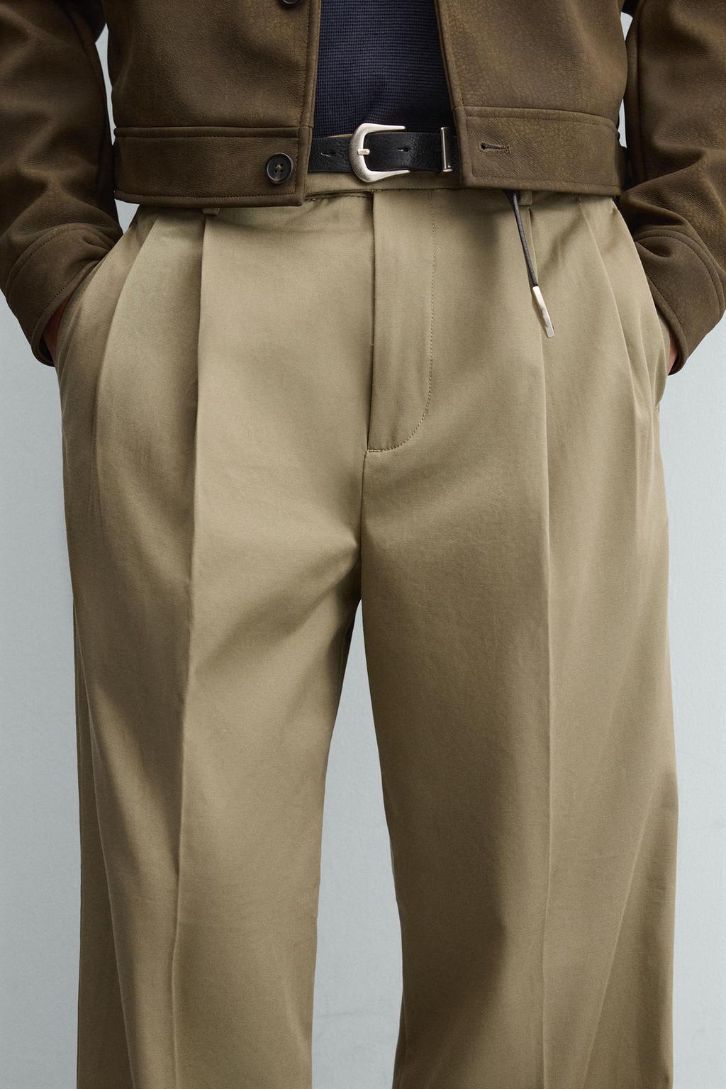 БРЮКИ WIDE-FIT СО СКЛАДКАМИ