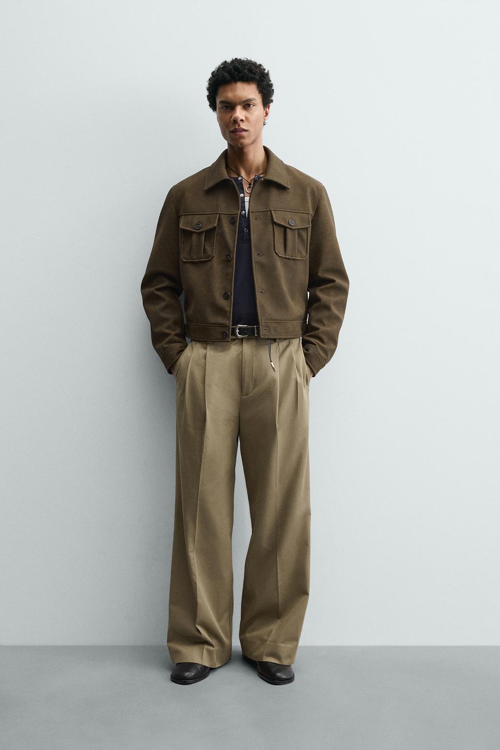 БРЮКИ WIDE-FIT СО СКЛАДКАМИ