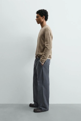 Жаккардовый свитер в полоску- Заказать в России