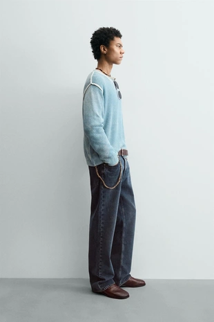 Двусторонний свитер RELAXED FIT- Заказать в России