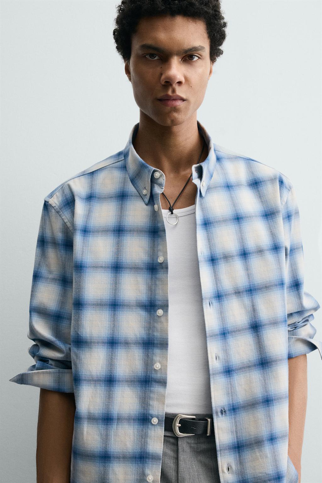 РУБАШКА RELAXED FIT В КЛЕТКУ