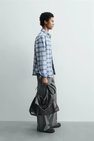 Рубашка RELAXED FIT в клетку- Заказать в России