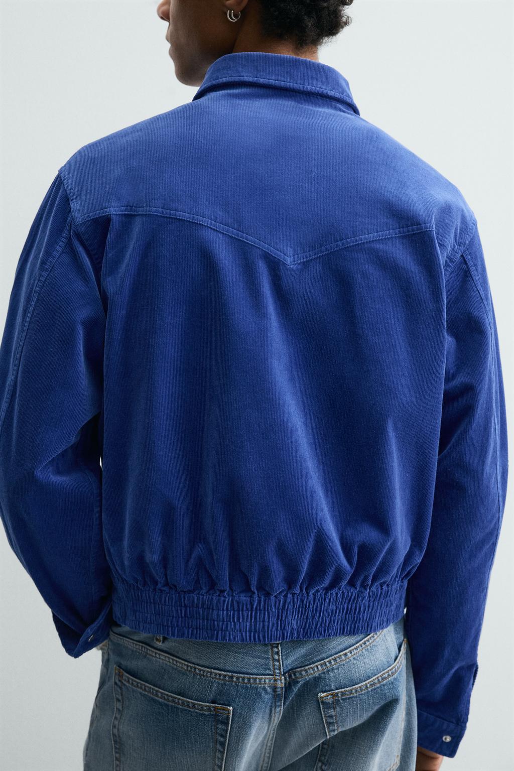 ВЕЛЬВЕТОВАЯ КУРТКА-РУБАШКА С МОЛНИЕЙ