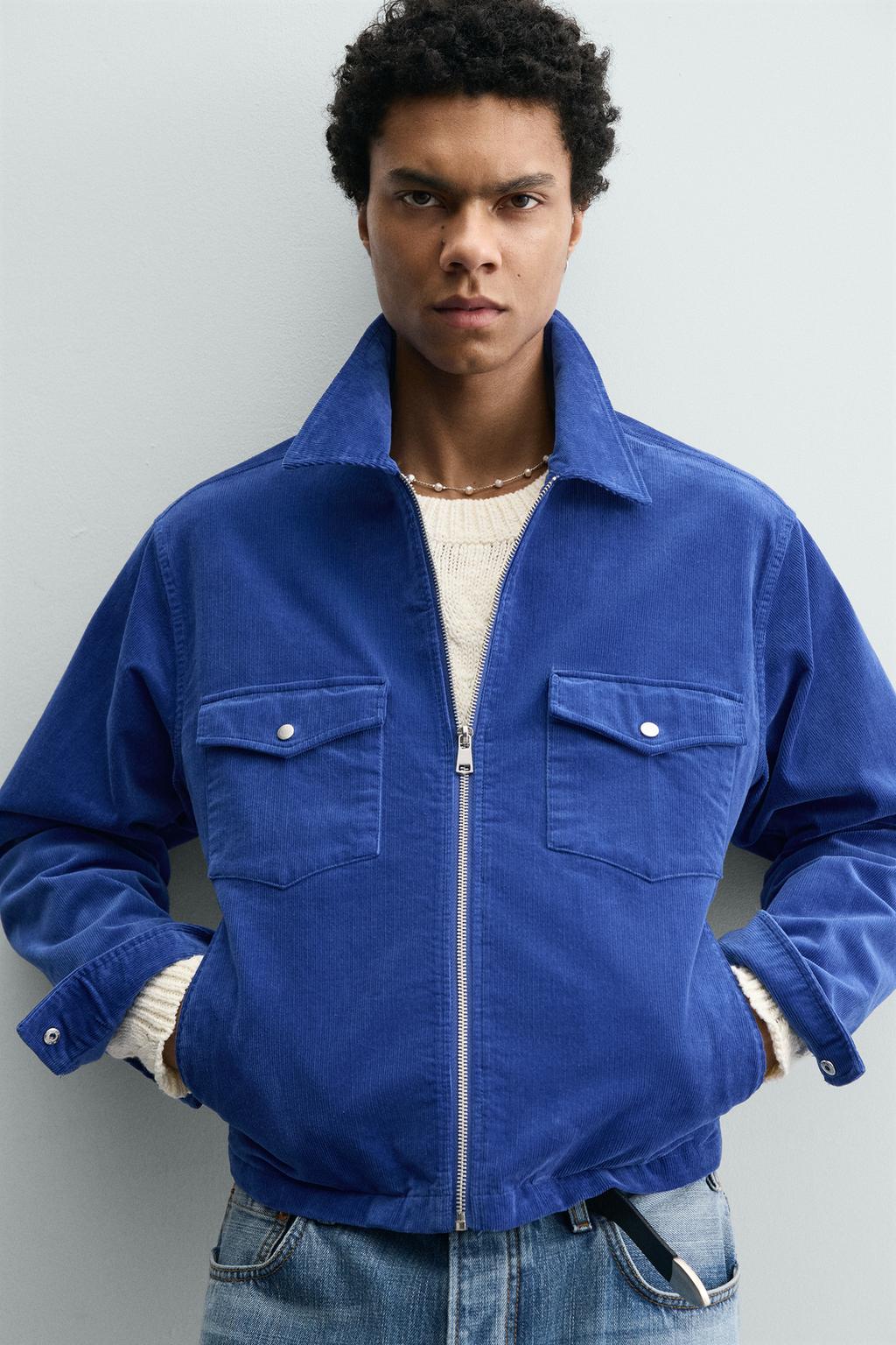 ВЕЛЬВЕТОВАЯ КУРТКА-РУБАШКА С МОЛНИЕЙ