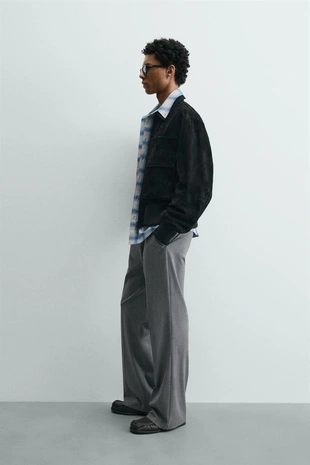 Укороченная куртка из замши- Заказать в России