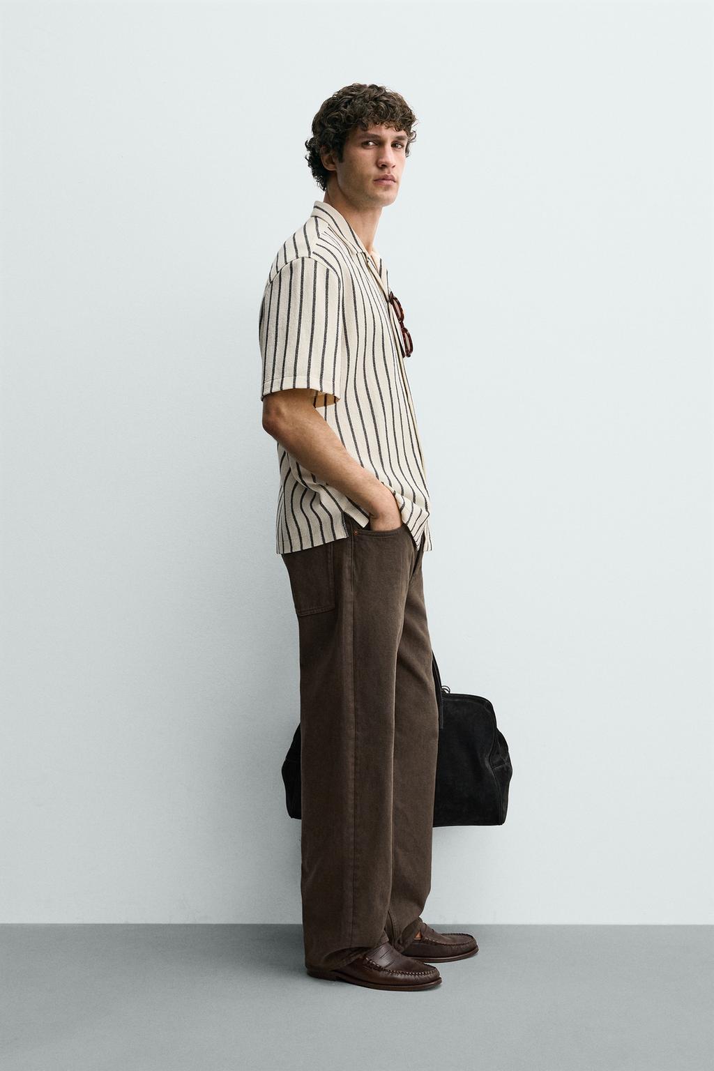 РУБАШКА ИЗ РЕЛЬЕФНОЙ ТКАНИ