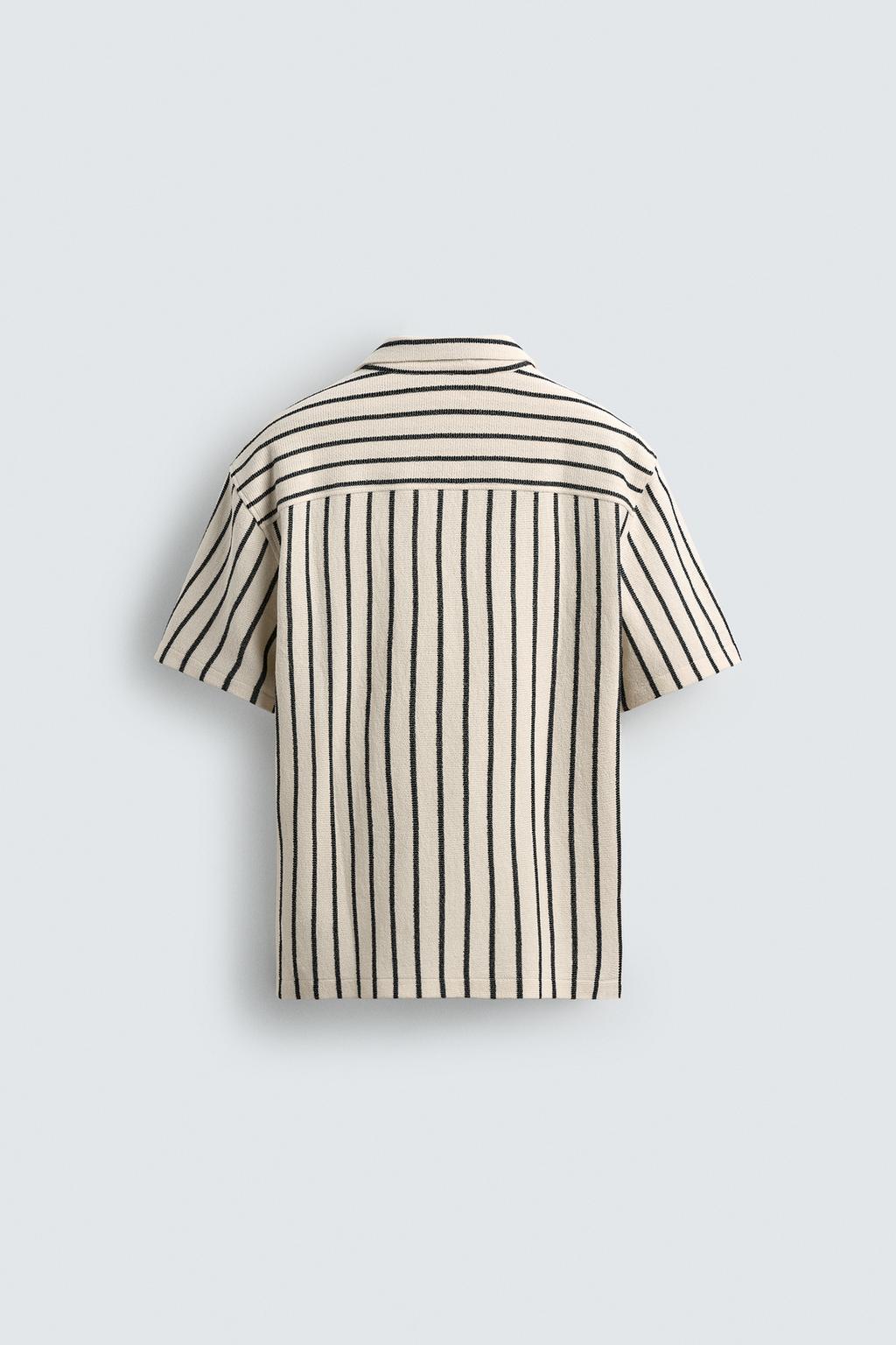 РУБАШКА ИЗ РЕЛЬЕФНОЙ ТКАНИ