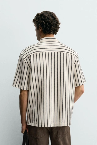 Рубашка из рельефной ткани- Заказать в России