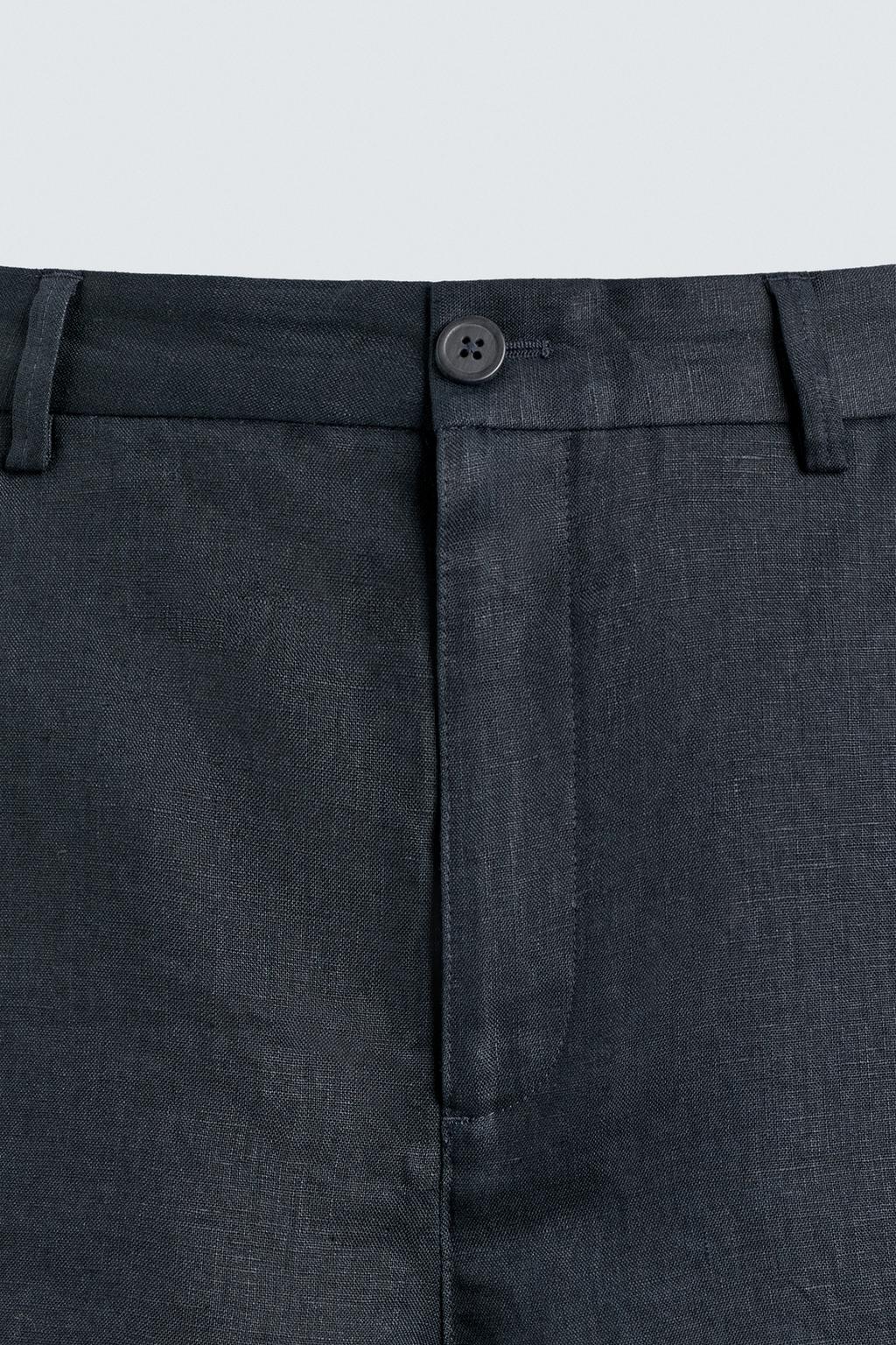 БЕРМУДЫ ИЗ 100% ЛЬНА КЛАССИЧЕСКОГО КРОЯ