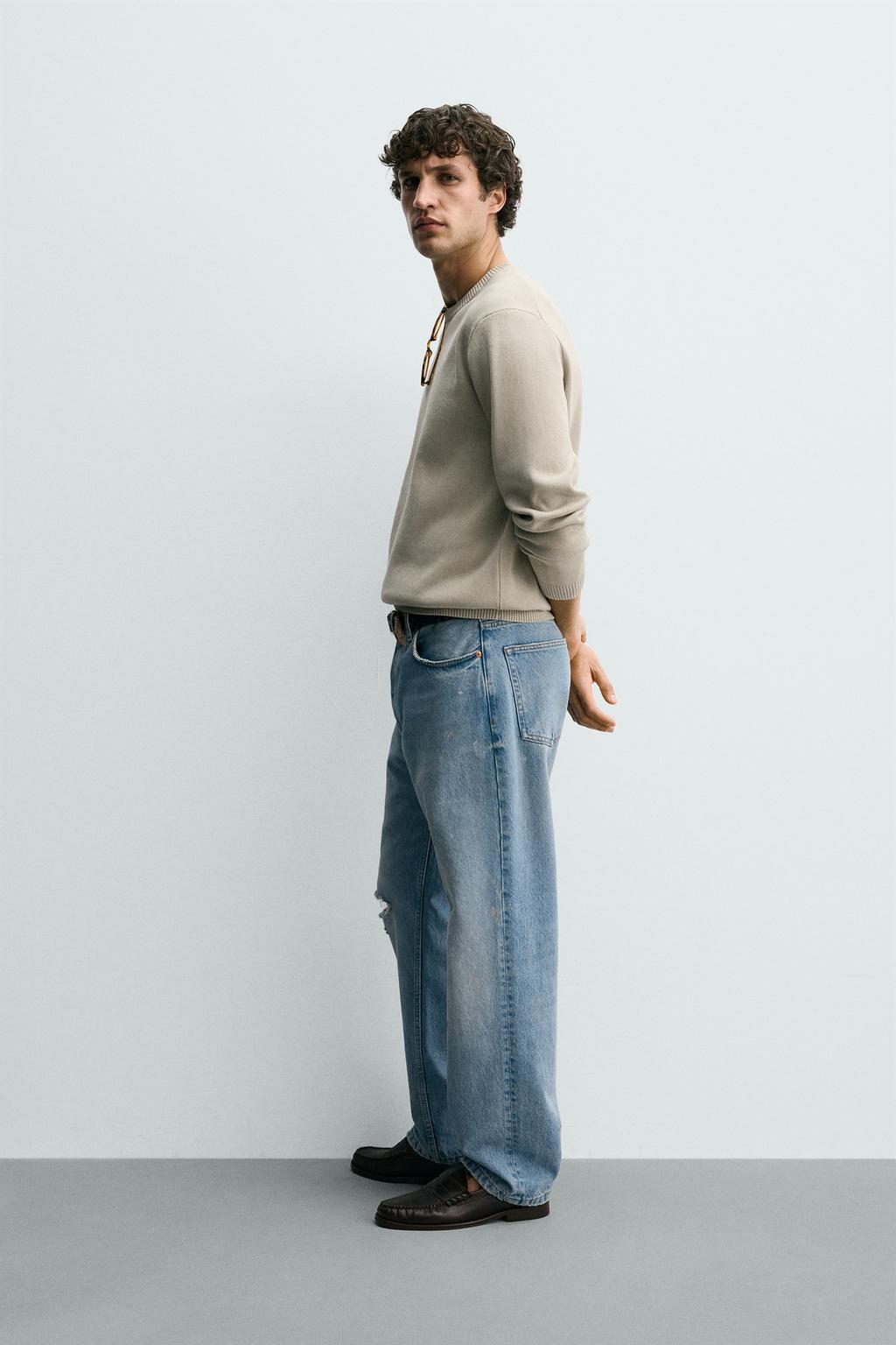 СВИТЕР ИЗ РЕЛЬЕФНОГО ХЛОПКА