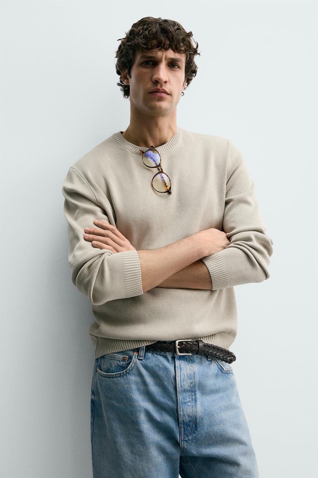 СВИТЕР ИЗ РЕЛЬЕФНОГО ХЛОПКА