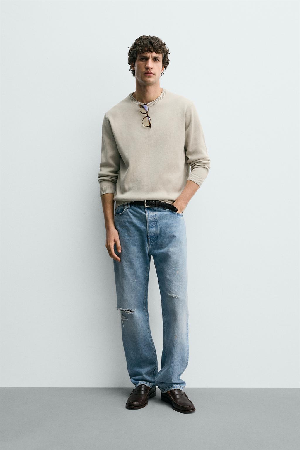 СВИТЕР ИЗ РЕЛЬЕФНОГО ХЛОПКА