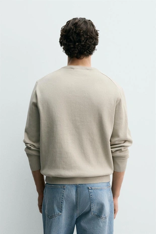 Свитер из рельефного хлопка- Заказать в России