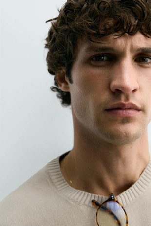 Свитер из рельефного хлопка- Заказать в России