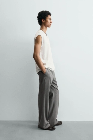 Майка с эффектом потертости