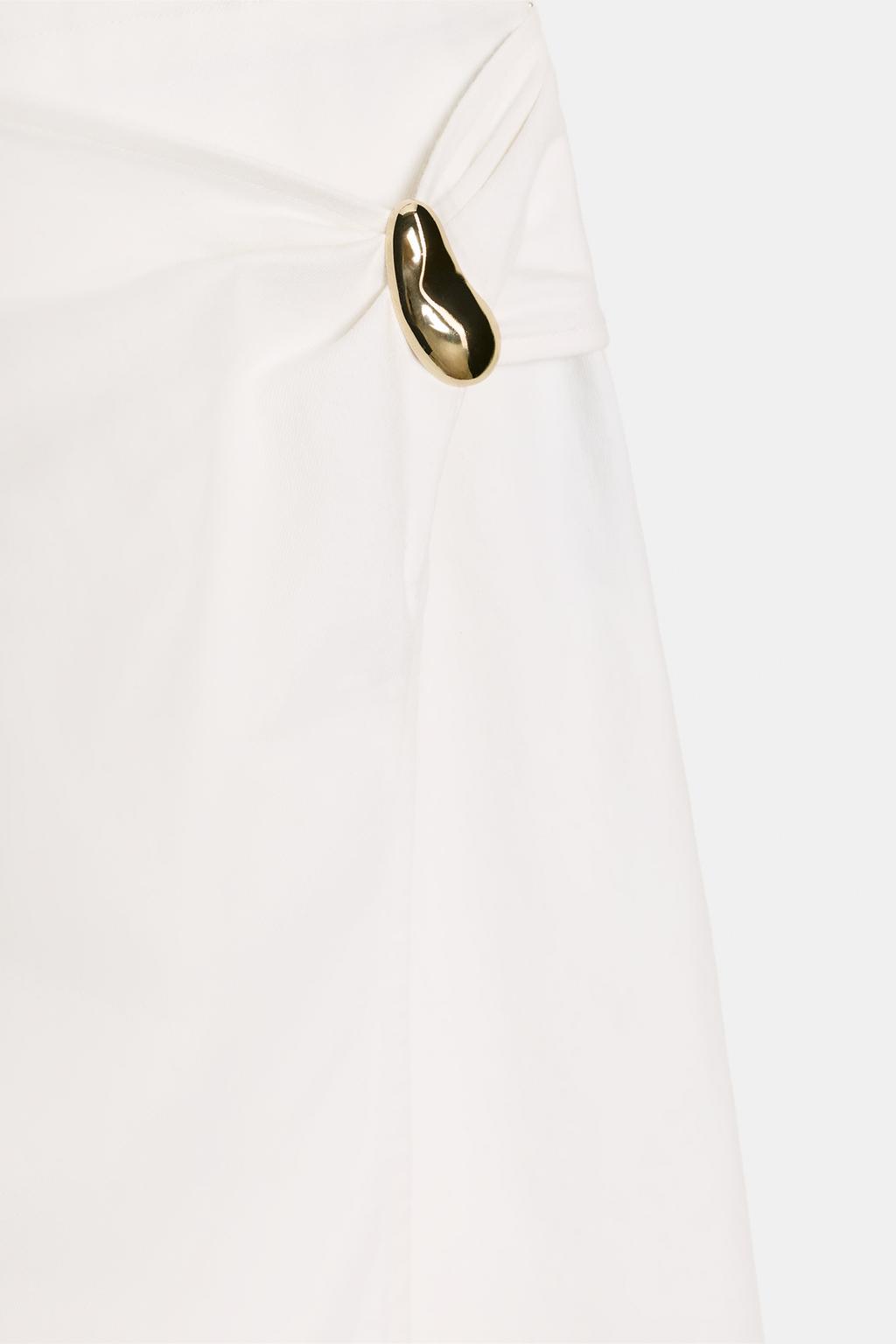 КОМБИНИРОВАННОЕ ПЛАТЬЕ МИДИ С ФУРНИТУРОЙ